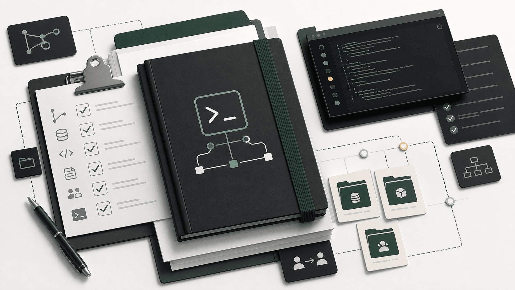 Abstract product cover for a Projects CLI skill pack
